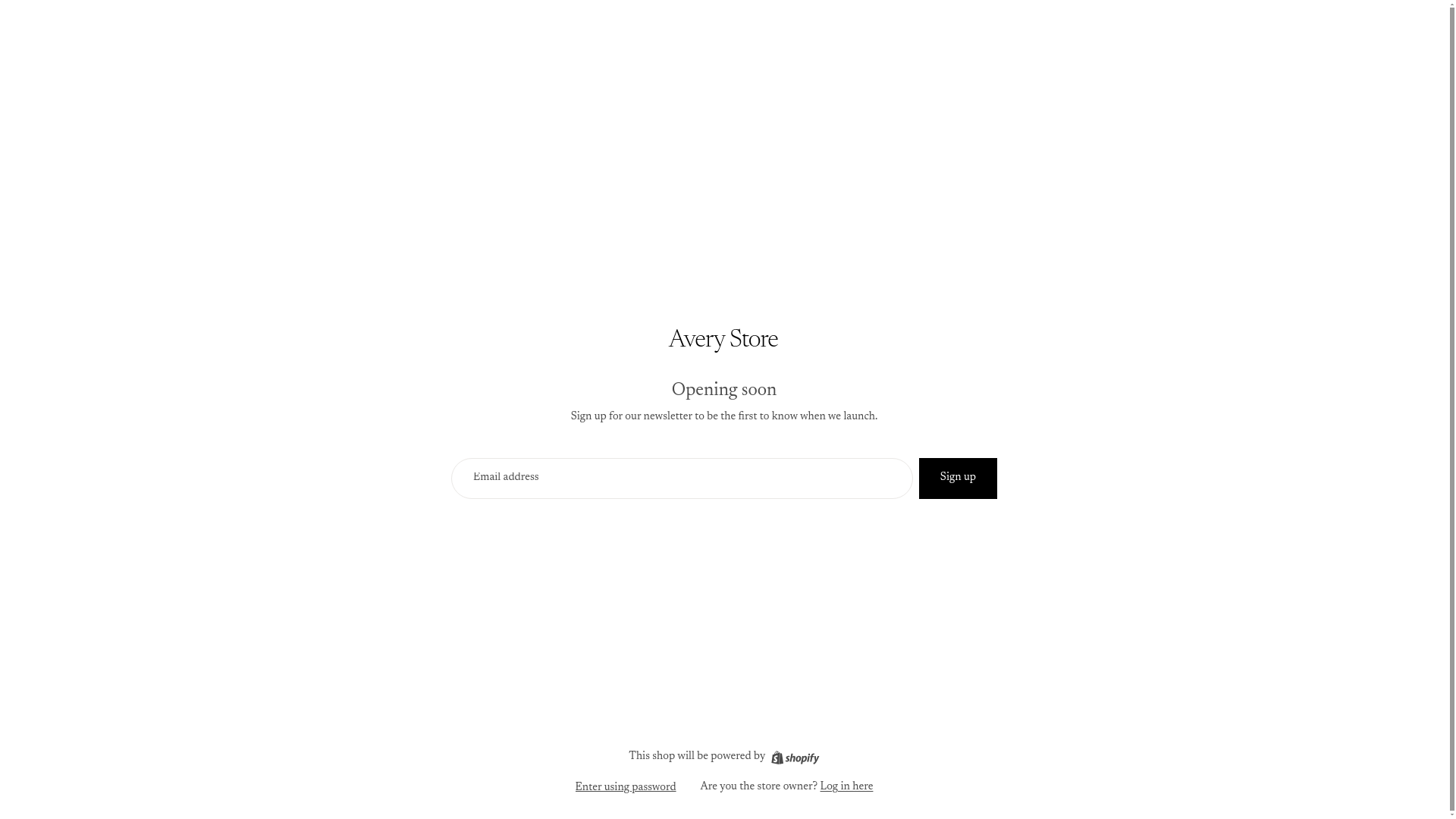 website screenshot of https://averystore.com.my/