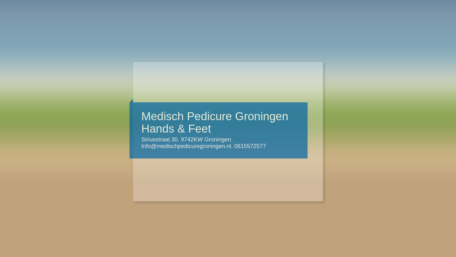 website screenshot of https://paramedischevoetzorggroningen.nl/