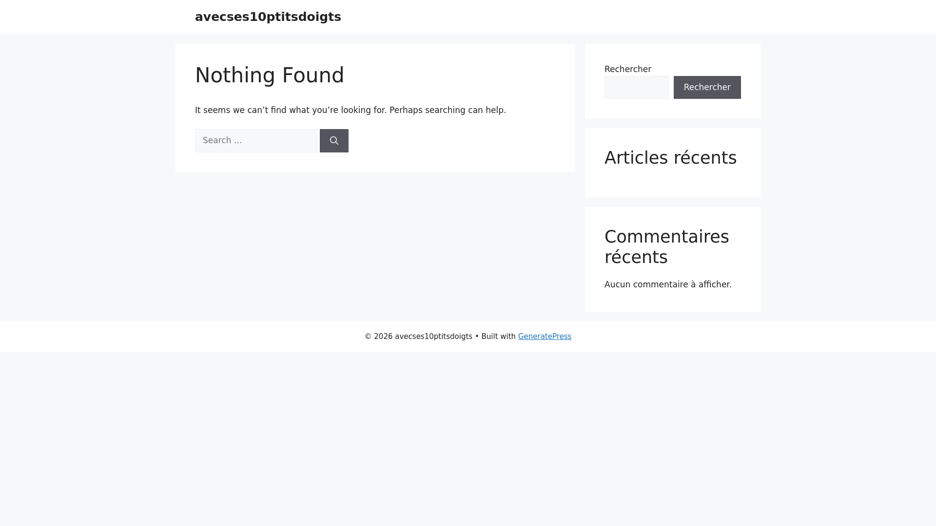 website screenshot of https://avecses10ptitsdoigts.fr
