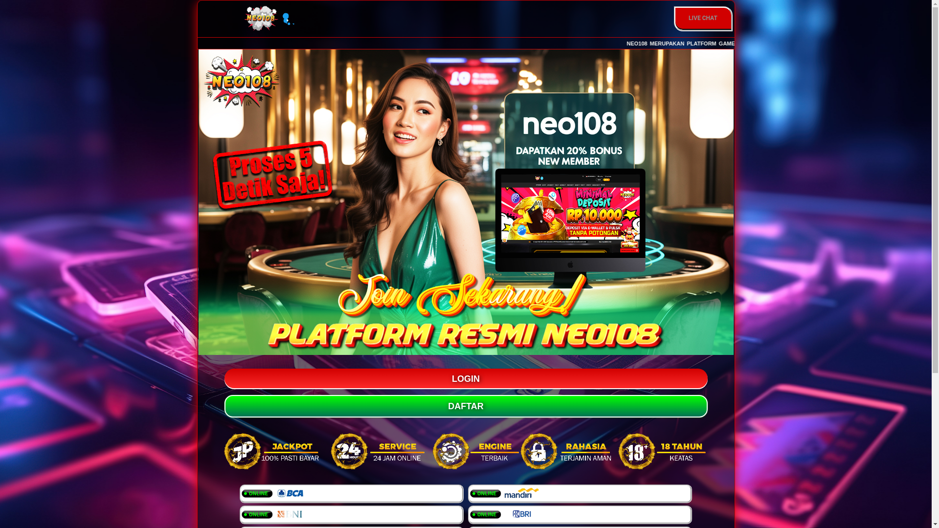 website screenshot of https://amplinklistbioneo108hebat.pages.dev/