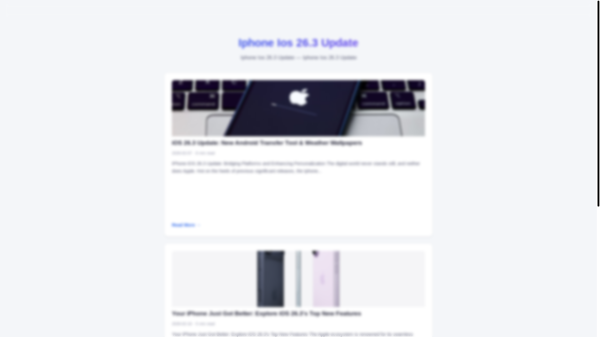website screenshot of https://iphone-ios-263-update.pages.dev/