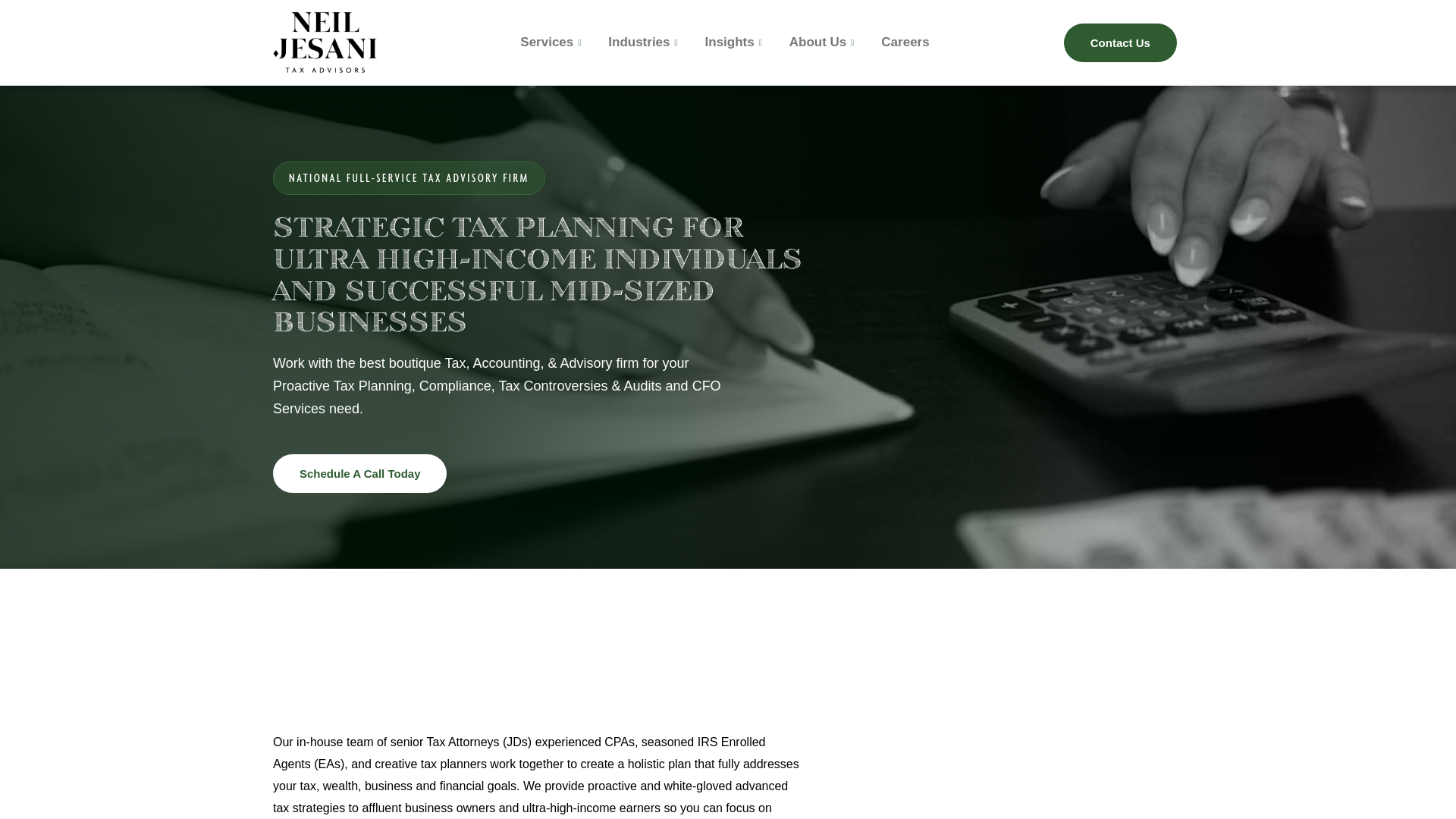 website screenshot of https://withneiljesani.com/