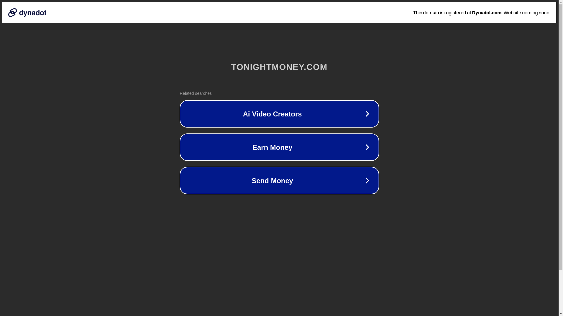 website screenshot of https://tonightmoney.com/