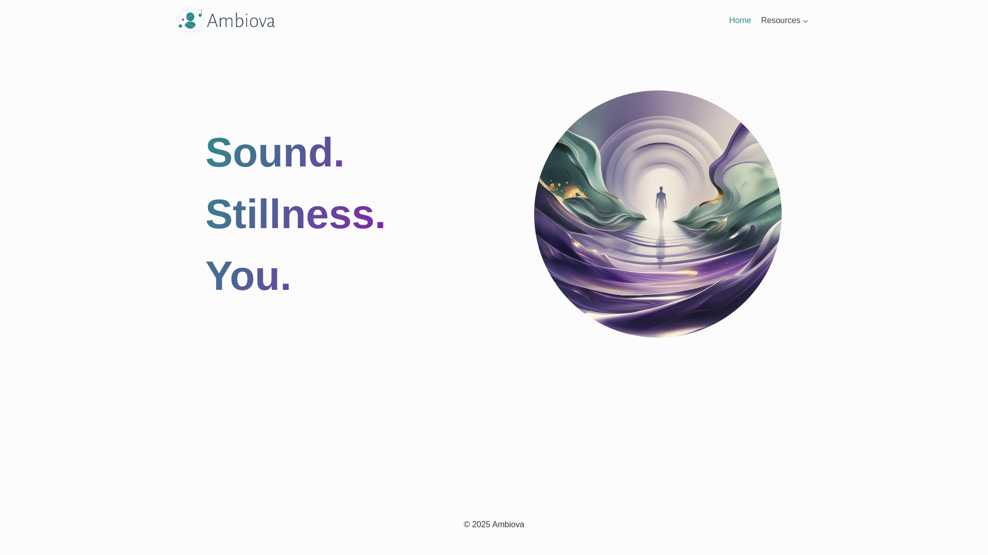 website screenshot of https://ambiova.pages.dev/