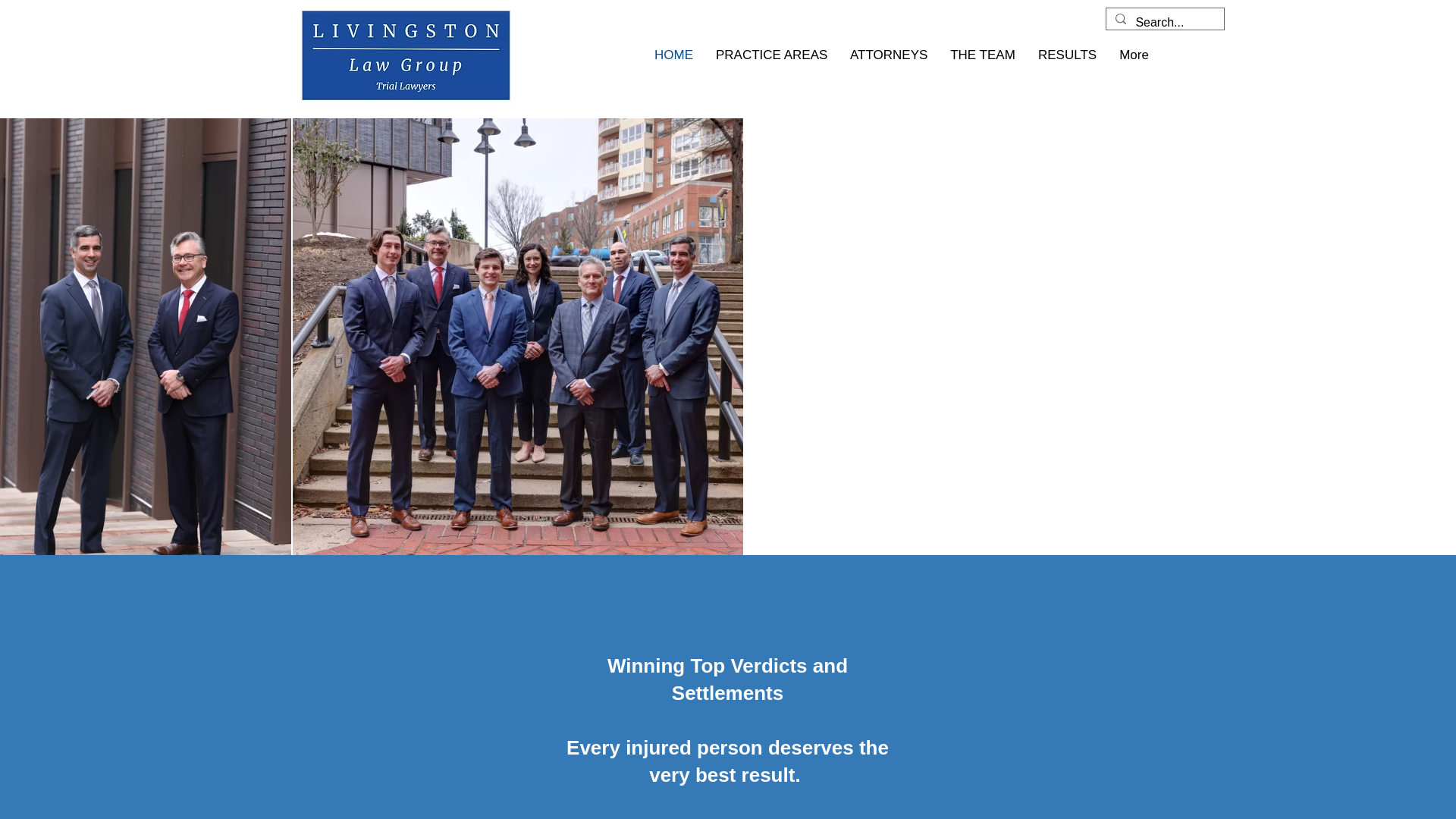 website screenshot of https://livingstonlawgroup.net/