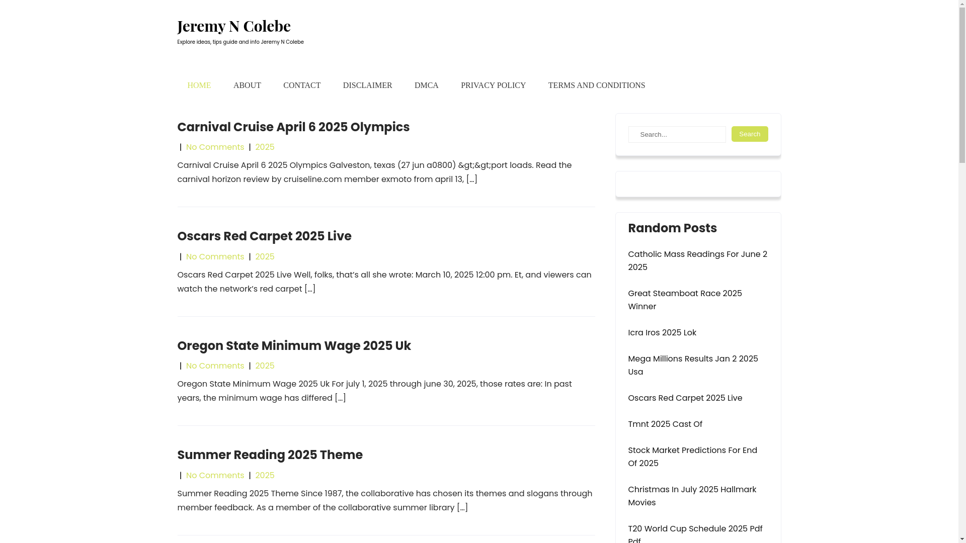 website screenshot of https://jeremyncolebe.pages.dev/