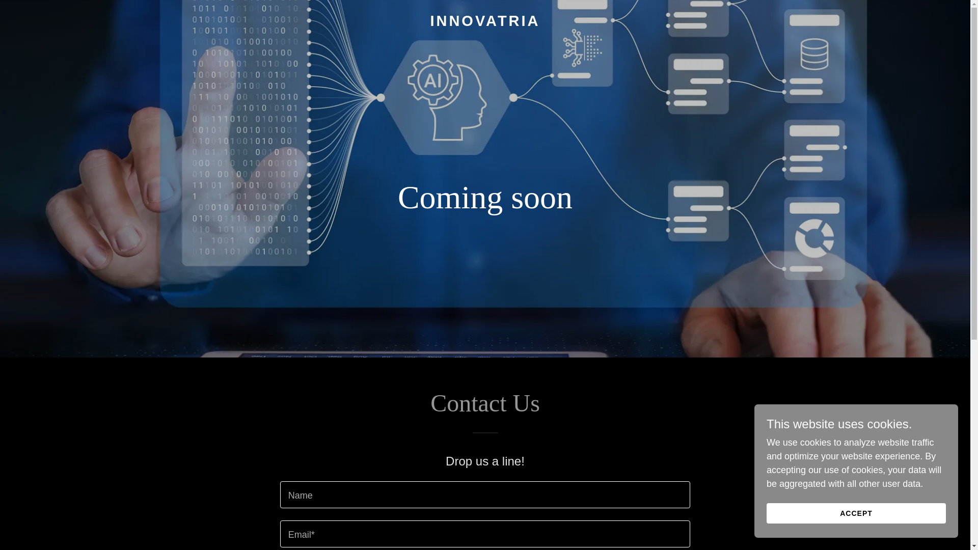 website screenshot of https://innovatria.ai/