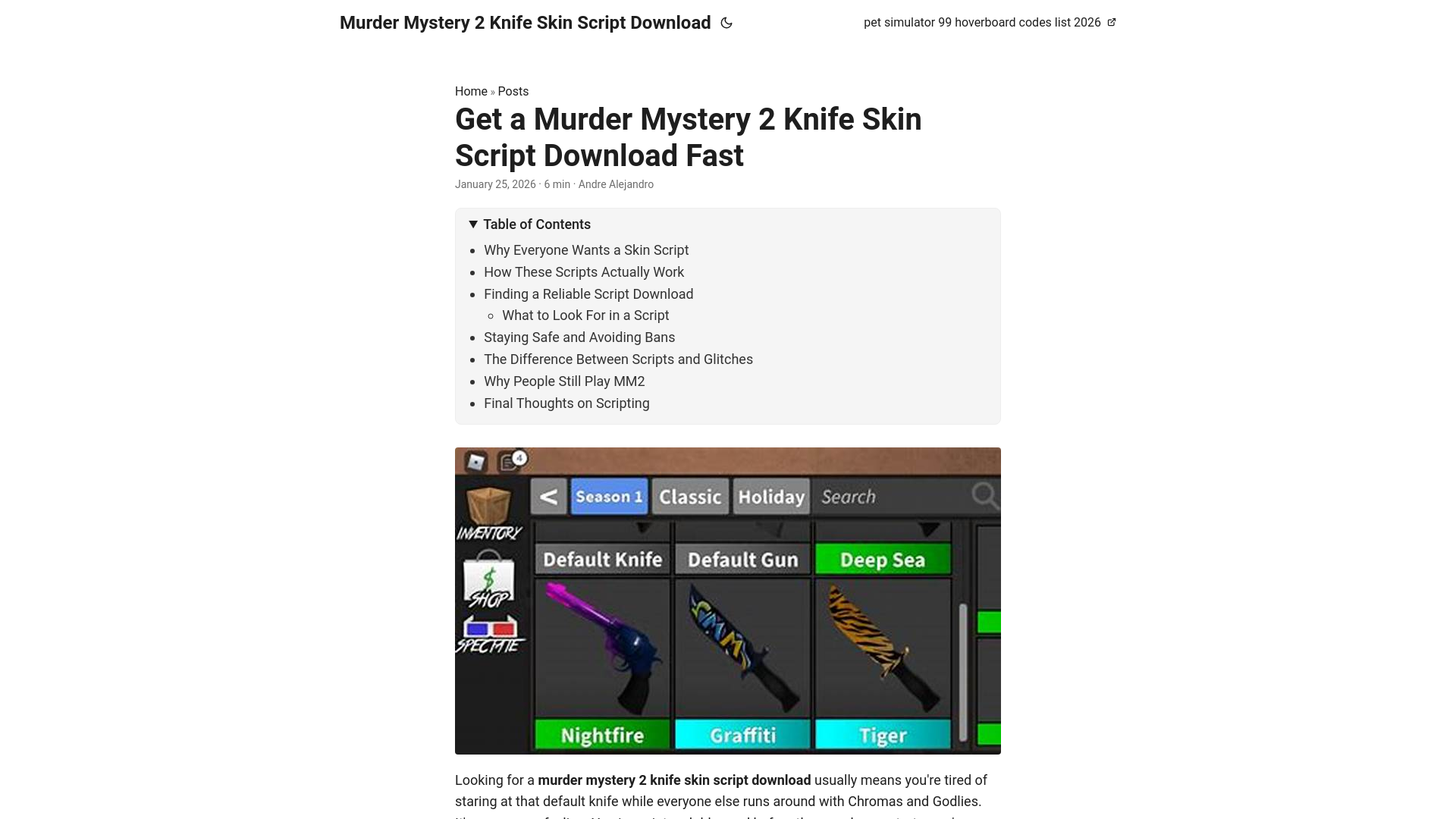 website screenshot of https://murder-mystery-2-knife-skin-script-download.pages.dev/