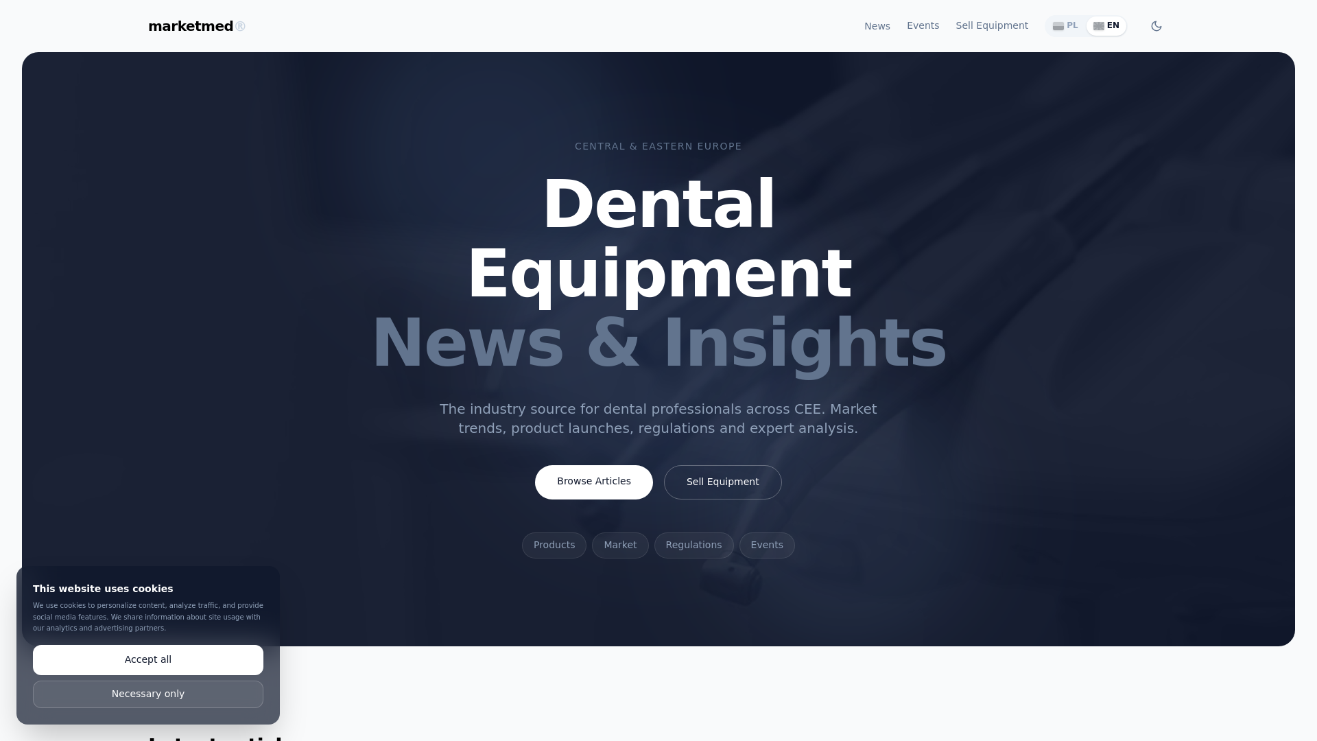 website screenshot of https://marketmed.pages.dev/