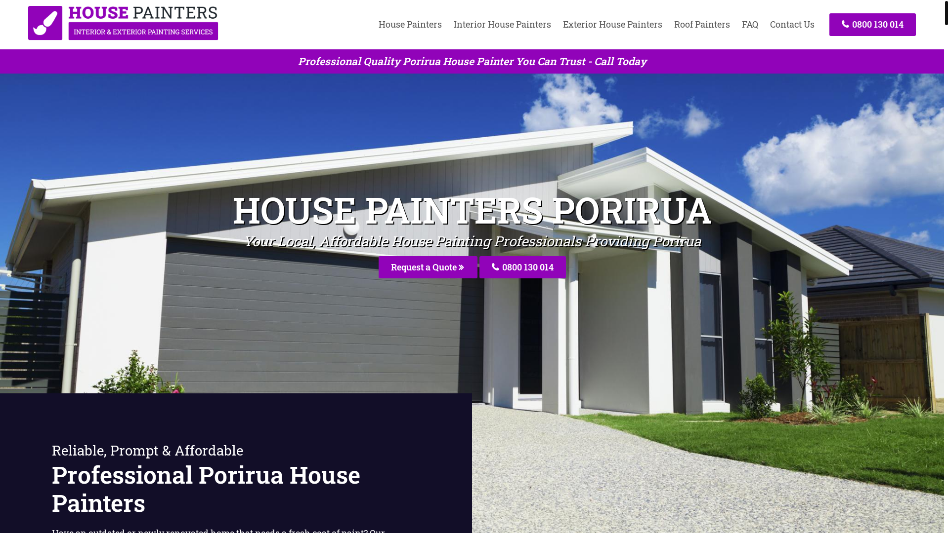 website screenshot of https://paintersporirua-nz.pages.dev/