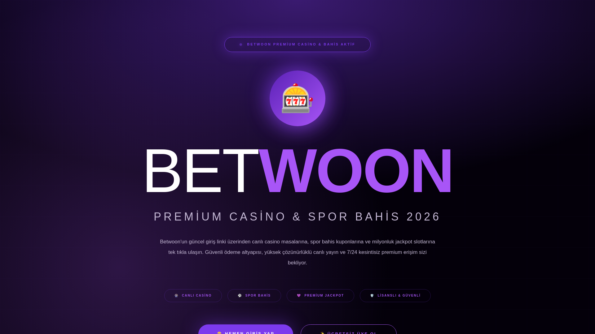 website screenshot of https://tr.betwonguncelgiris.com