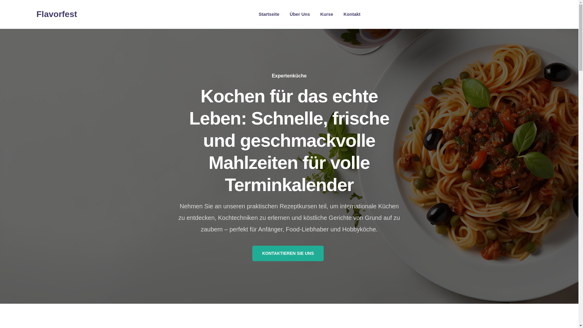 website screenshot of https://flavorfest.site/