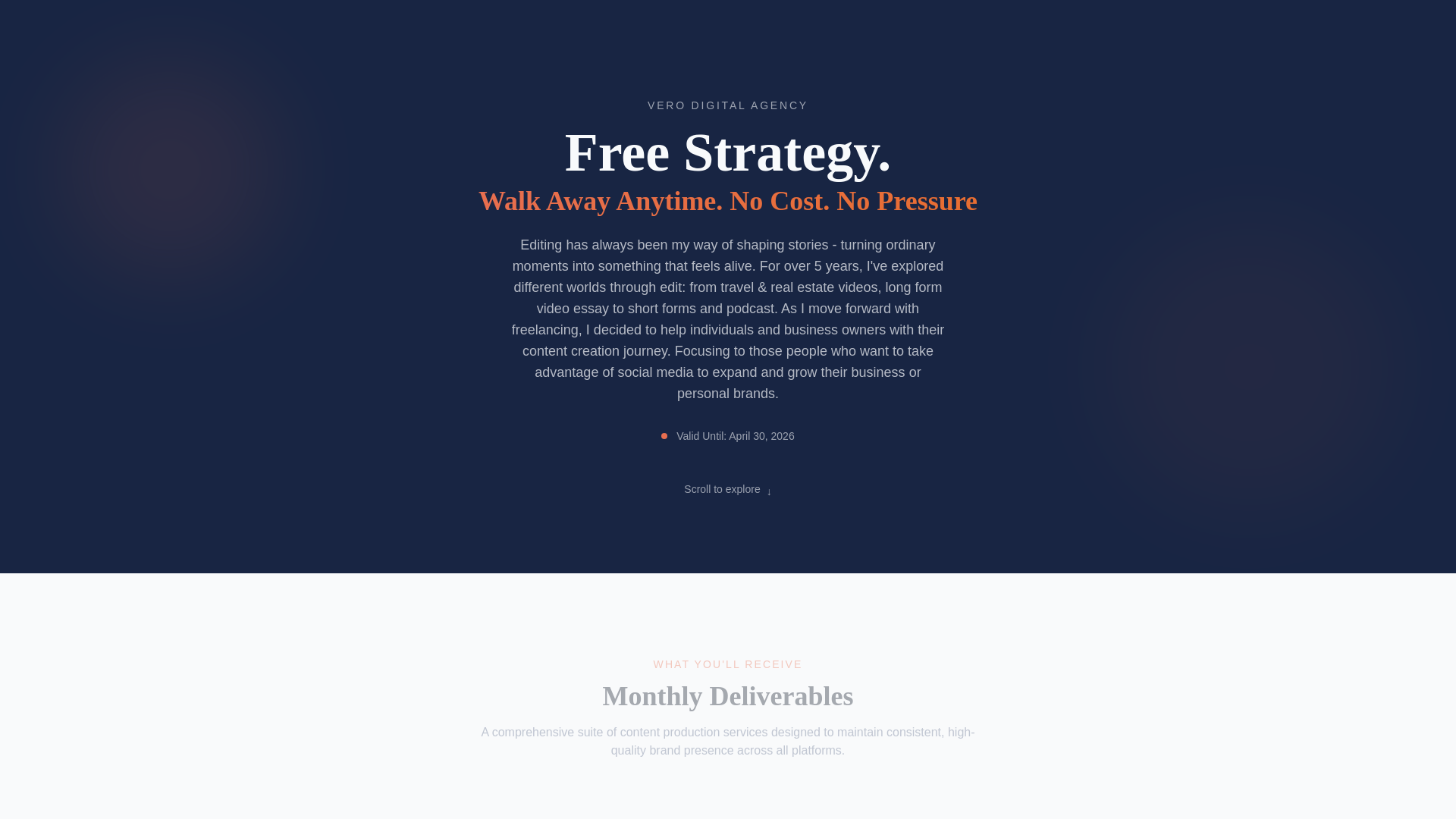 website screenshot of https://verodigital.info/