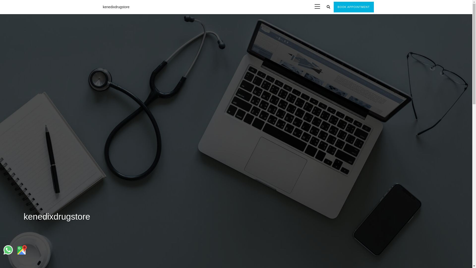 website screenshot of https://kenedixdrugstore.com/