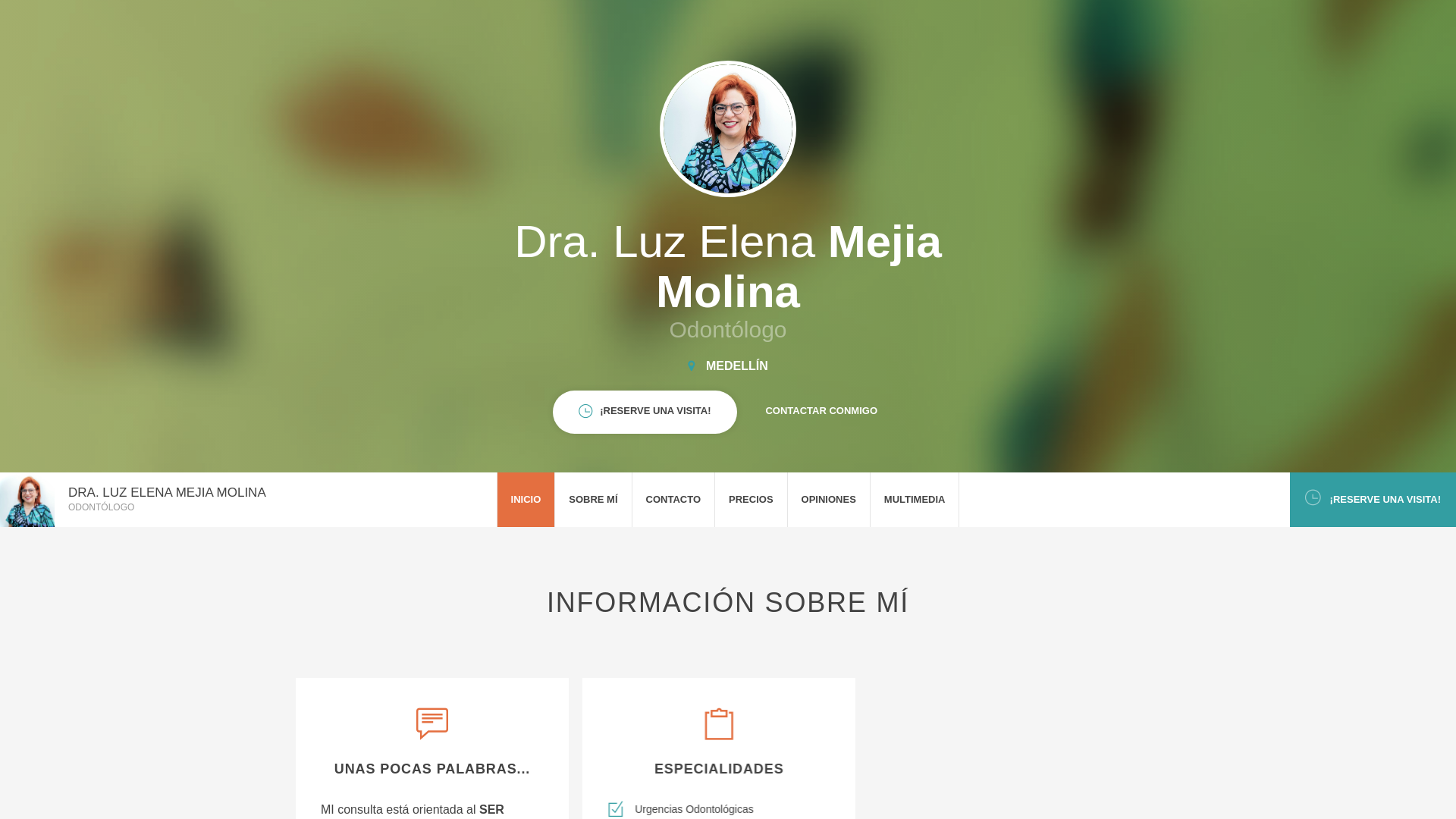 website screenshot of https://odontologiaparaelser.com/