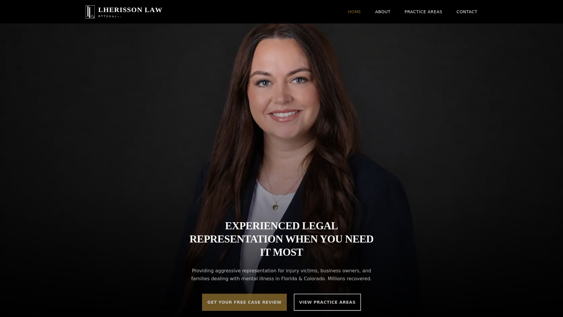website screenshot of https://lherisson-law-website.pages.dev/