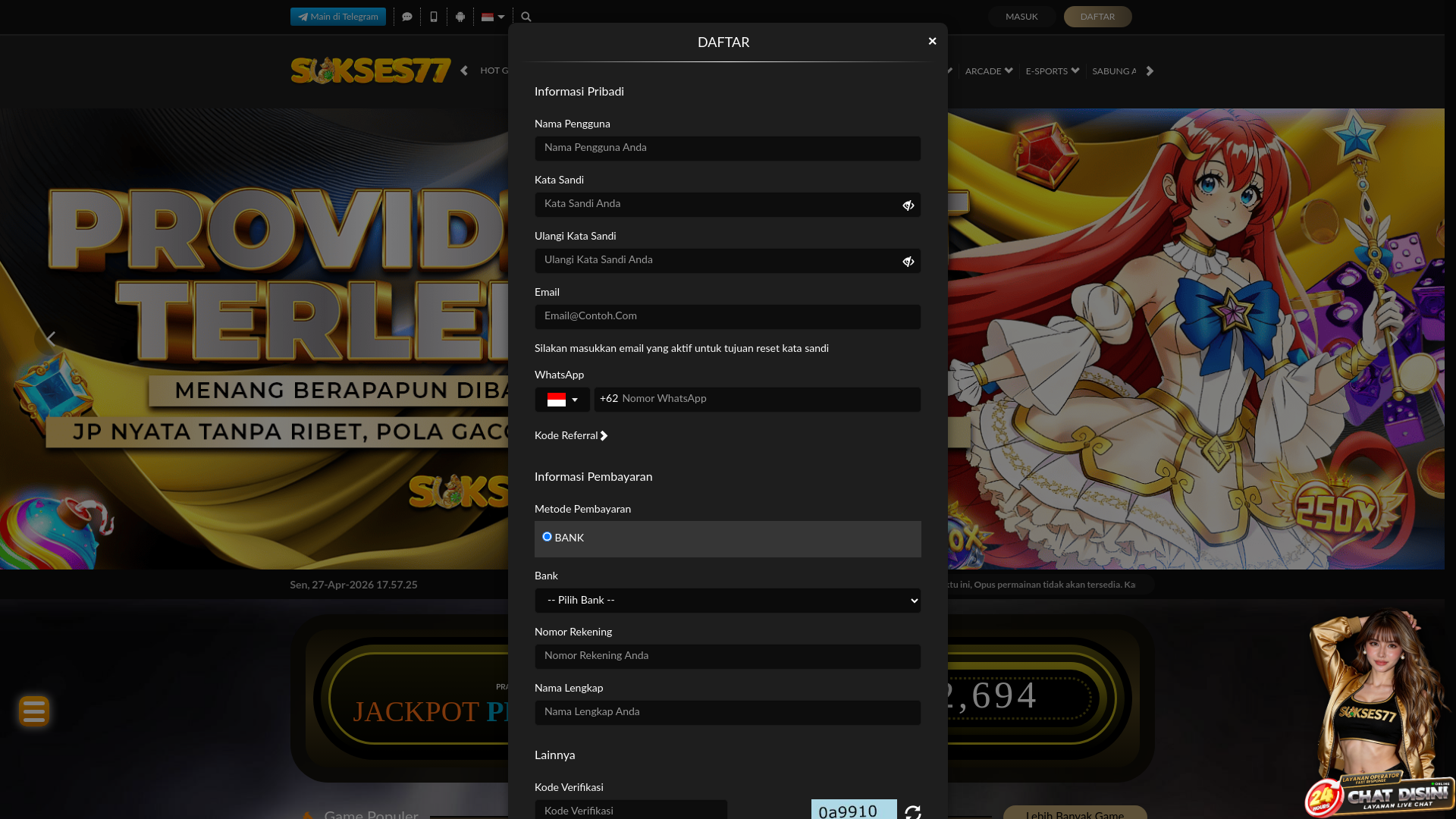 website screenshot of https://spinnledak.pages.dev/