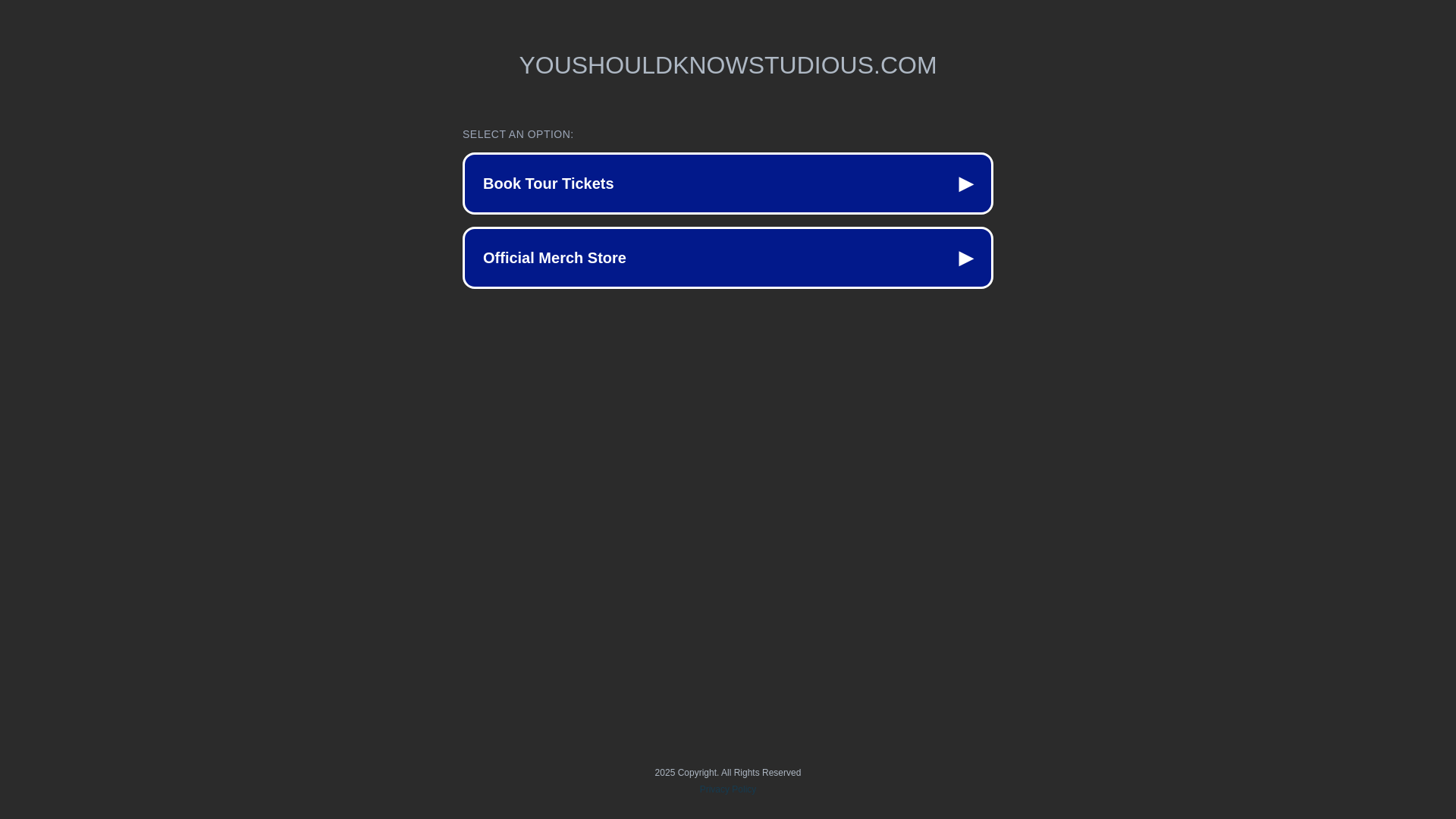 website screenshot of https://youshouldknowstudious.com/