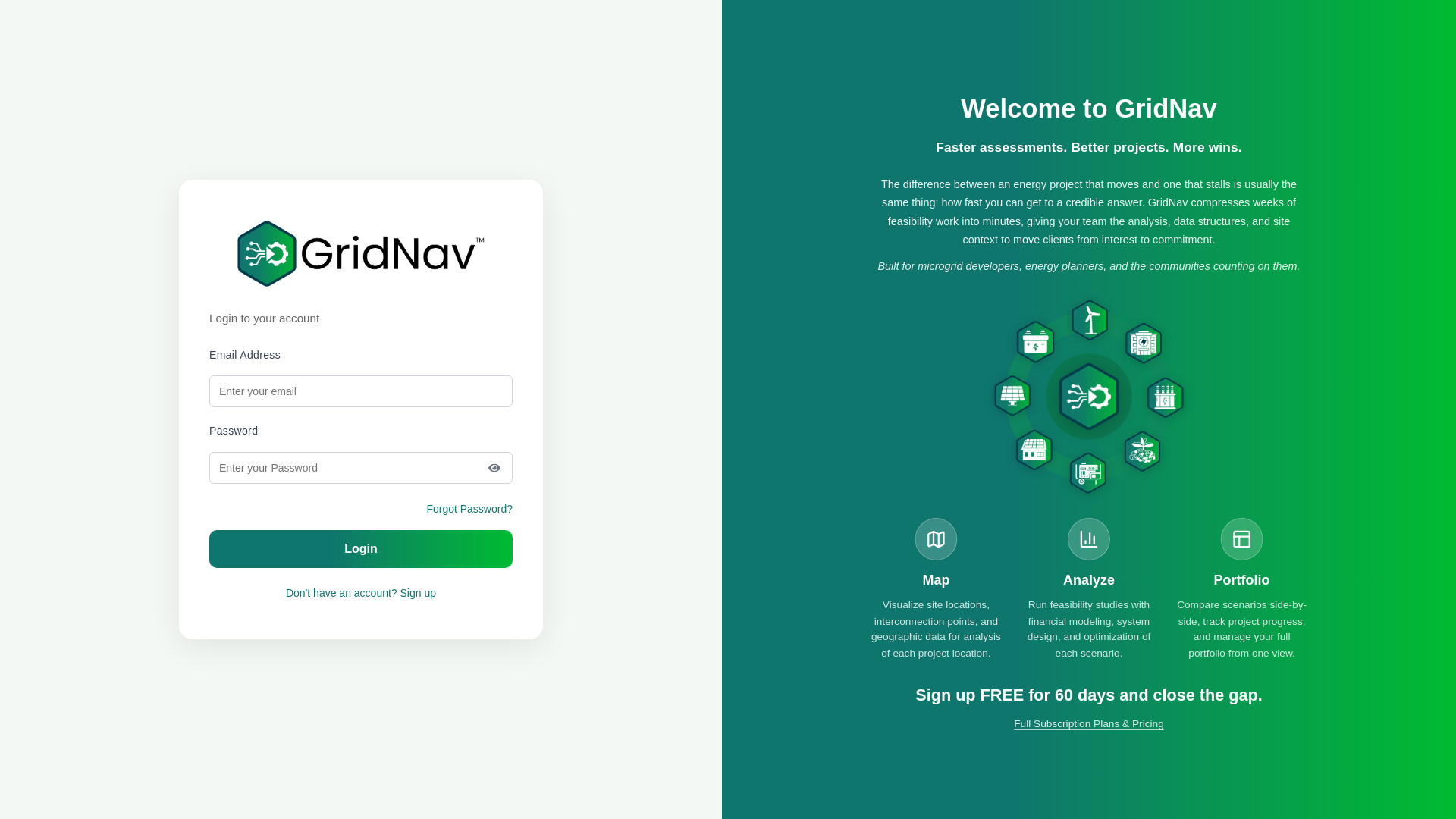 website screenshot of https://gridnav.pages.dev/
