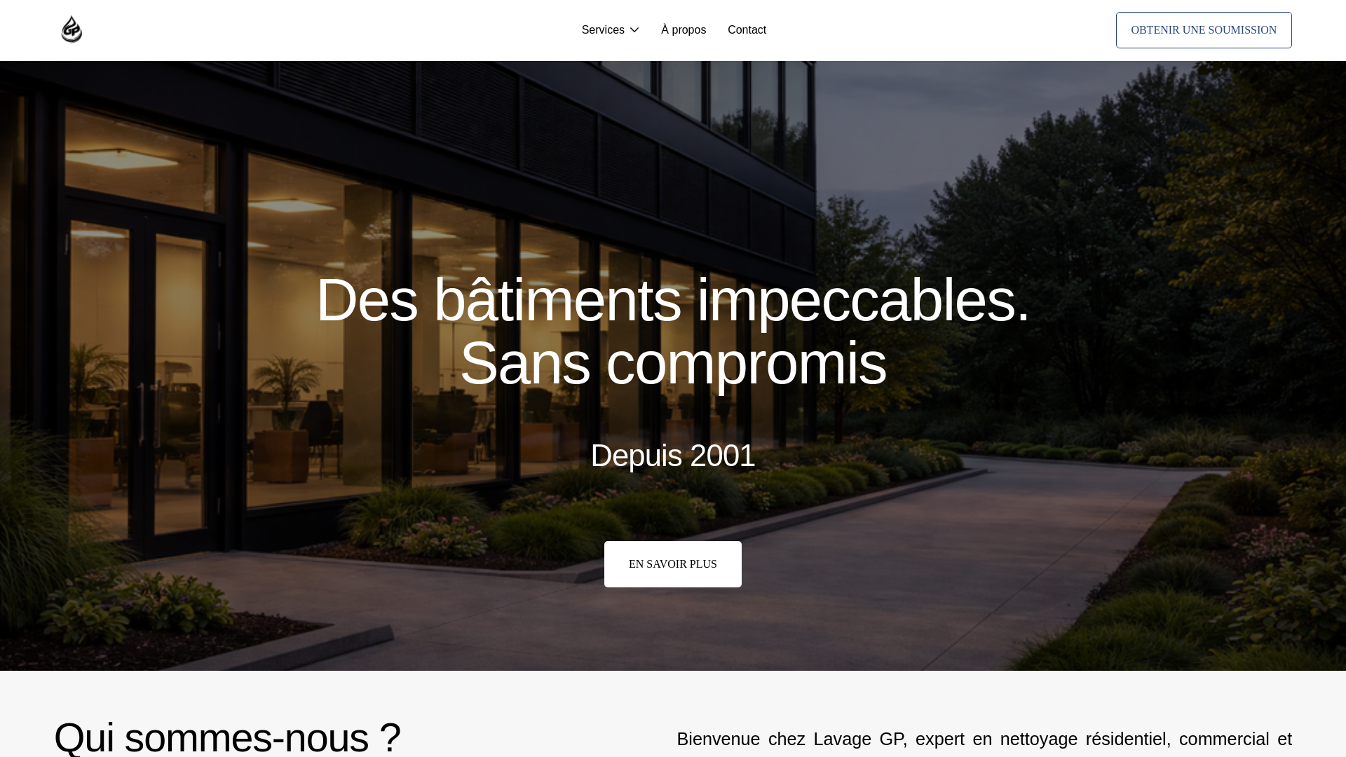 website screenshot of https://lavagegp.com/
