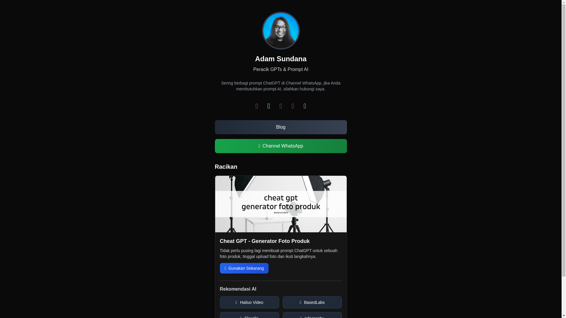 website screenshot of https://bio-link-adams-dash.pages.dev/