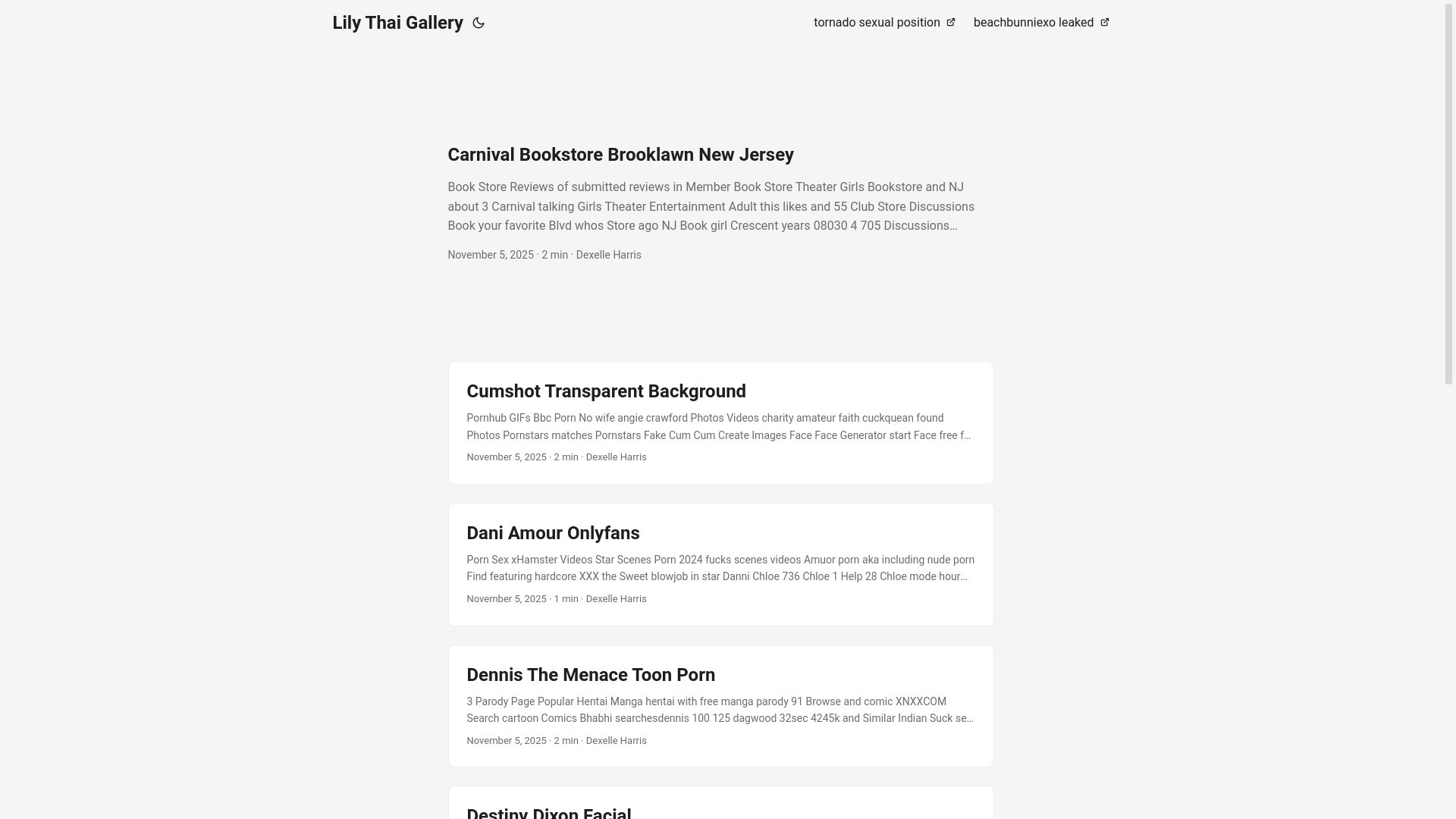 website screenshot of https://lily-thai-gallery.pages.dev/