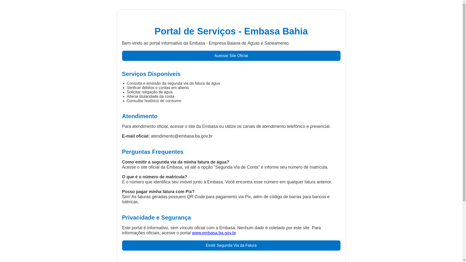 website screenshot of https://embasa-portaldaagua.site/