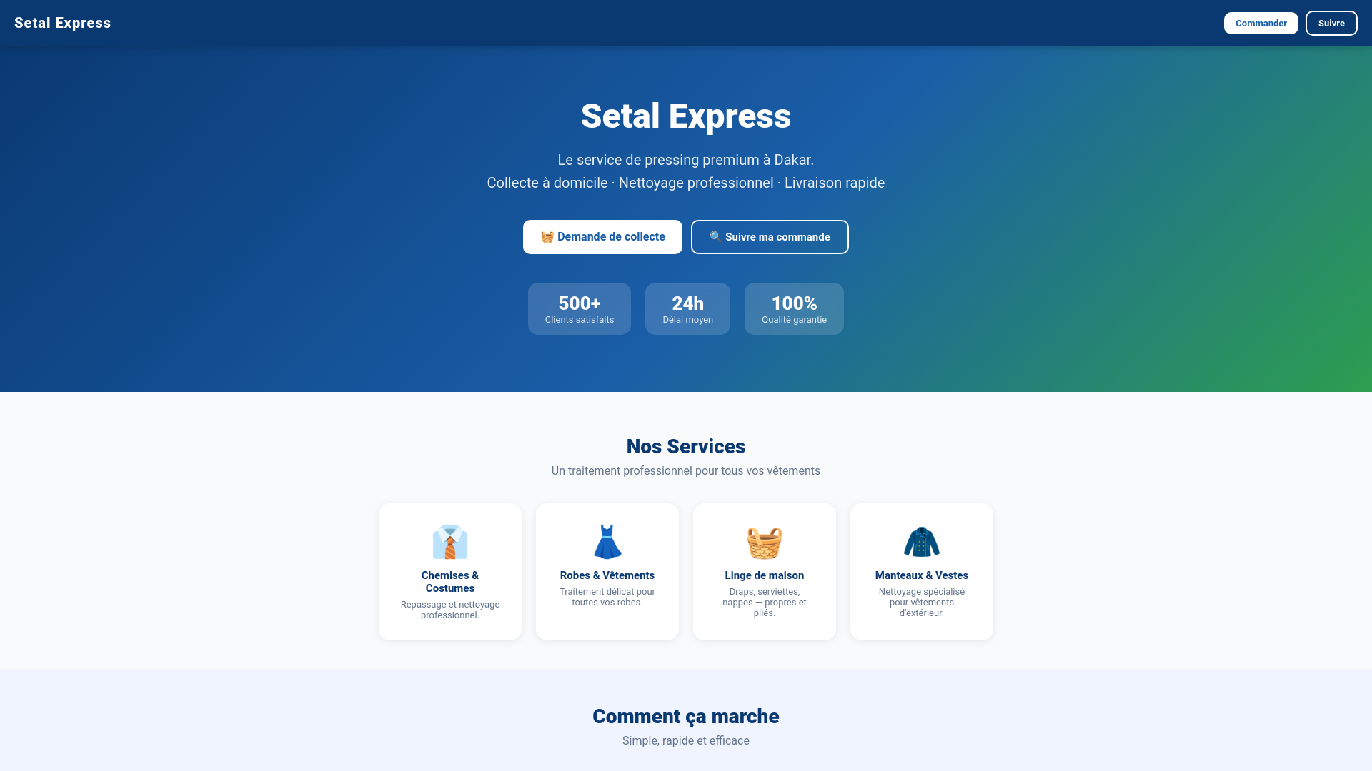 website screenshot of https://setalexpress.com