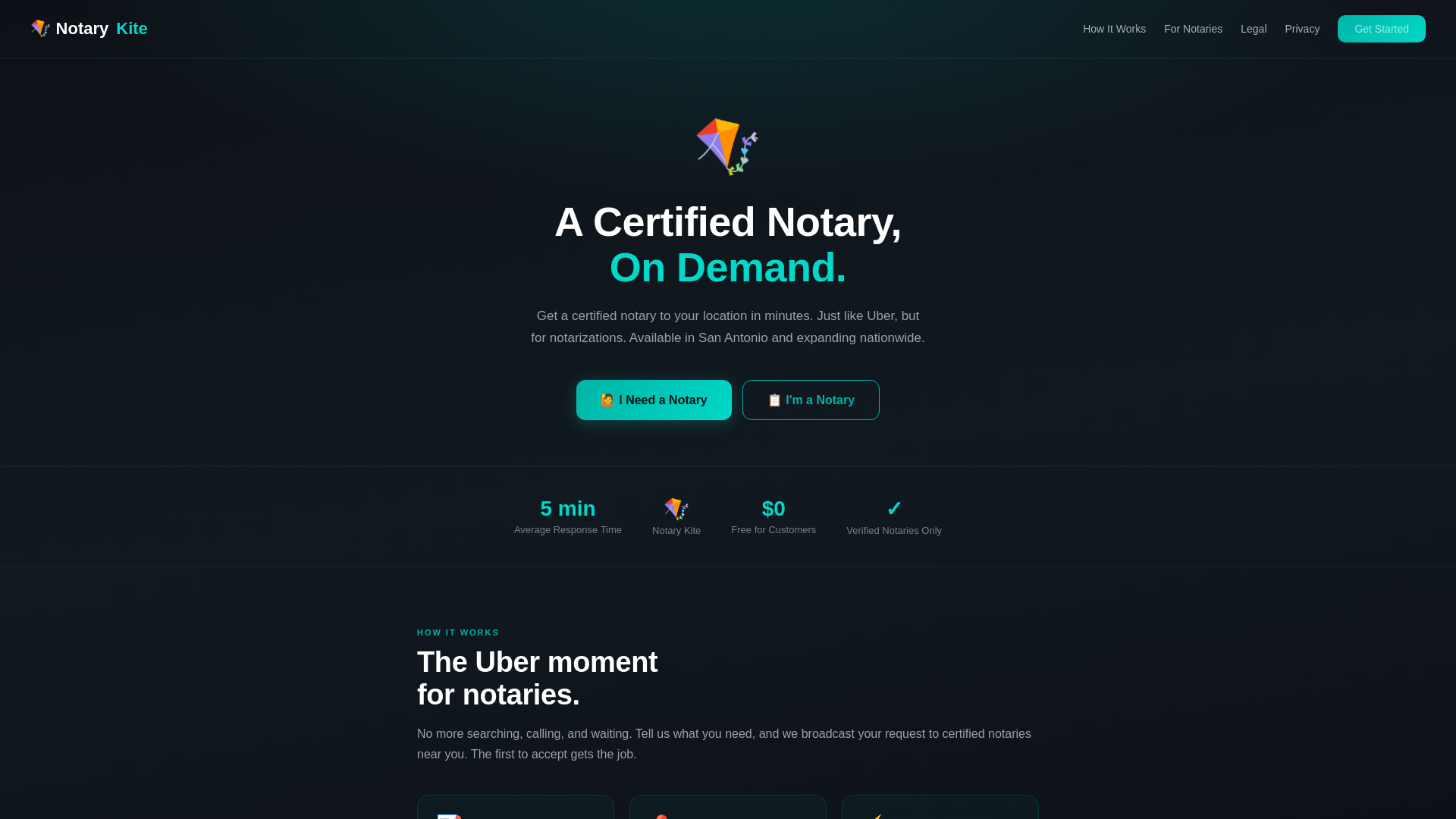 website screenshot of https://notarykite.pages.dev/