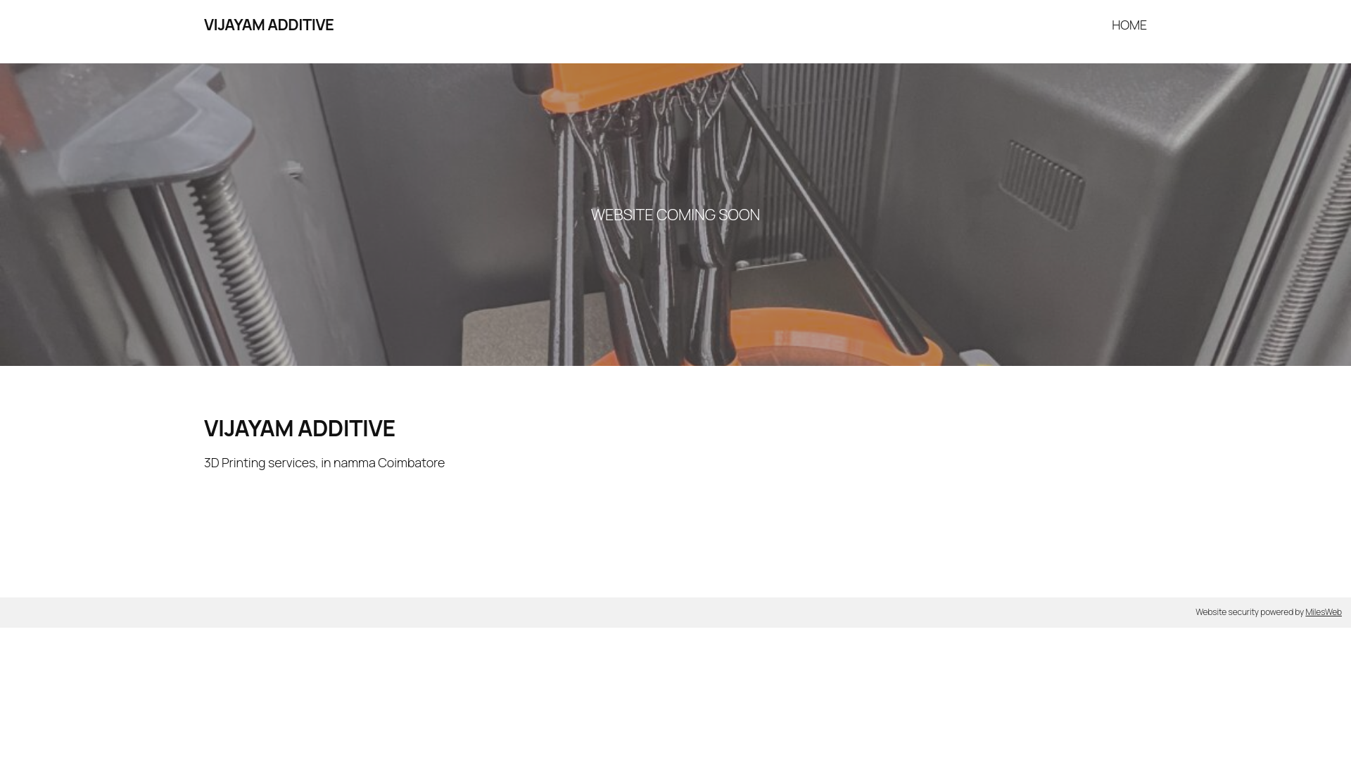 website screenshot of https://vjmadditive.com/