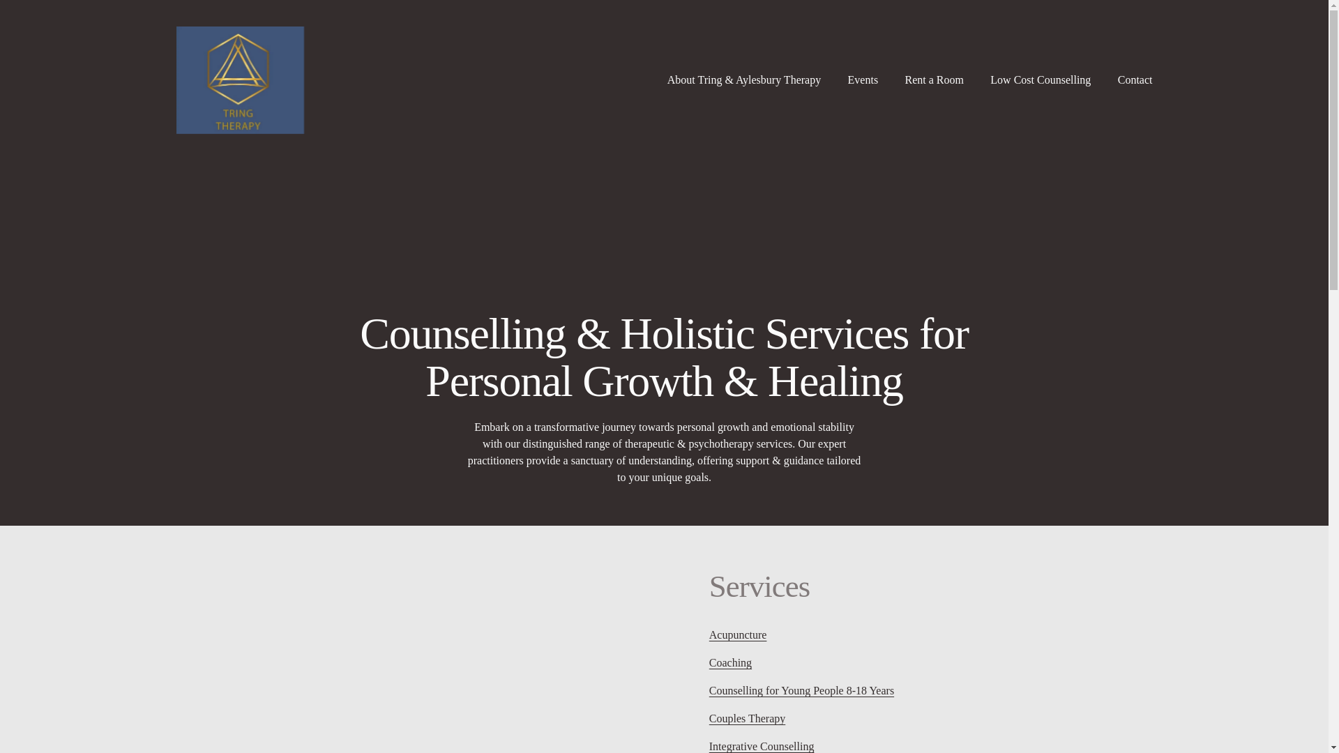 website screenshot of https://tringtherapy.com/