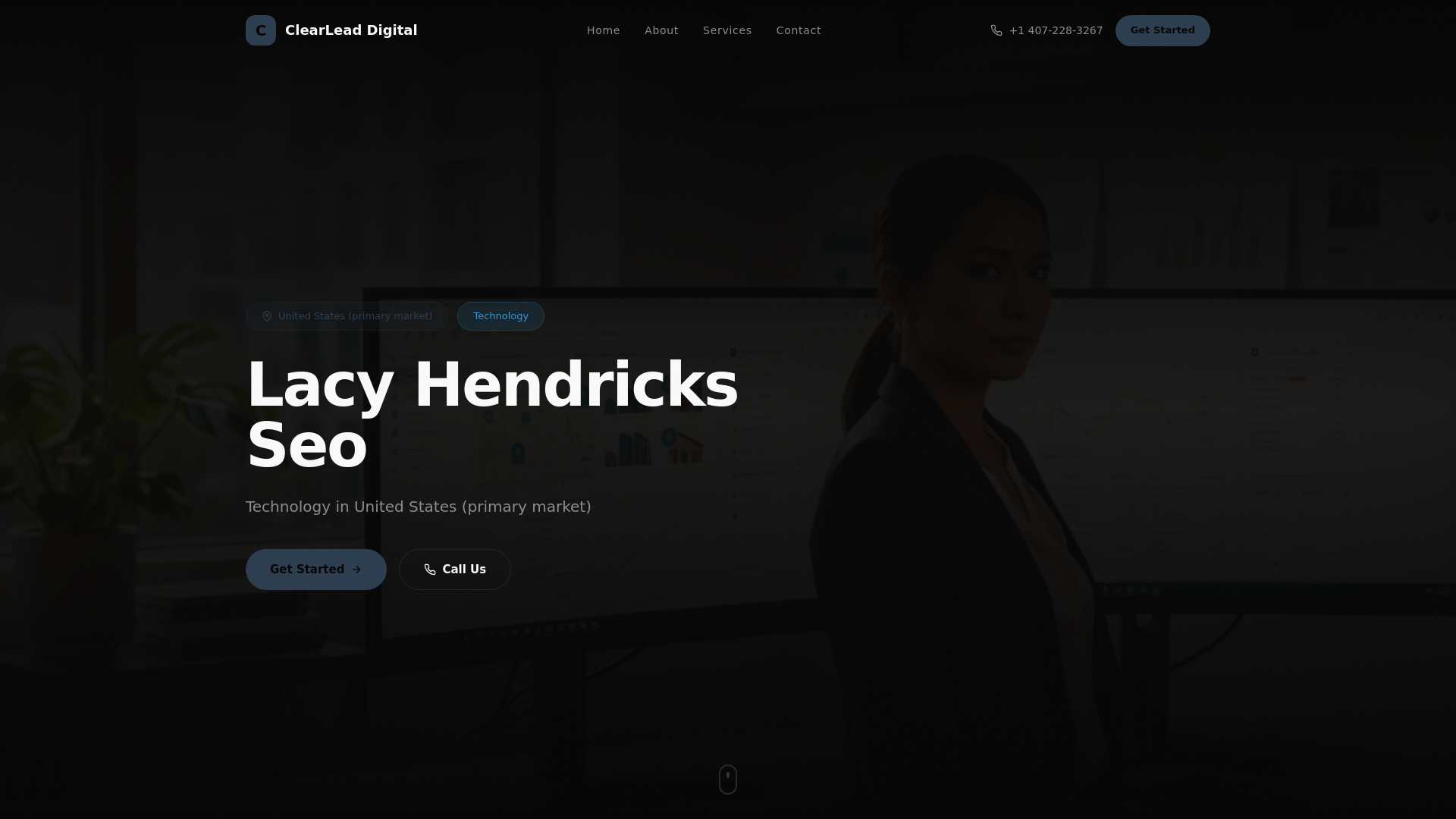 website screenshot of https://lacy-hendricks-seo.pages.dev/