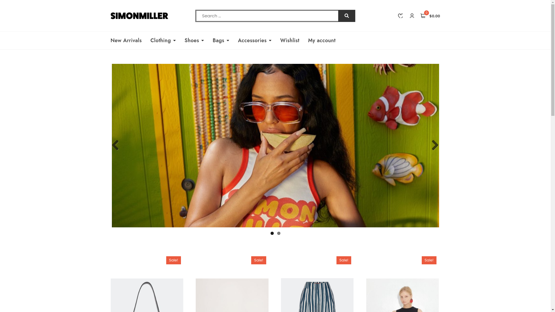 website screenshot of https://lisajackson.shop/