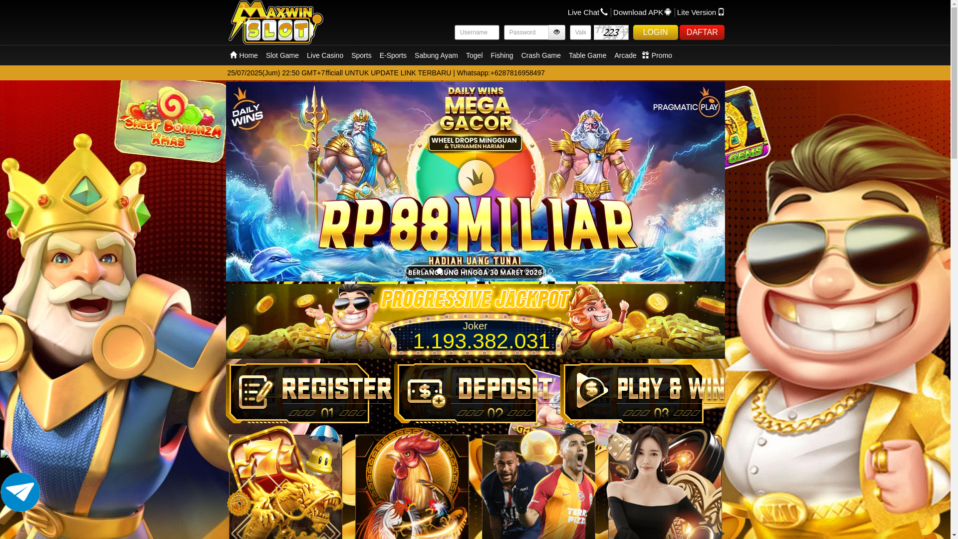 website screenshot of https://maxwinslotbandung.com/