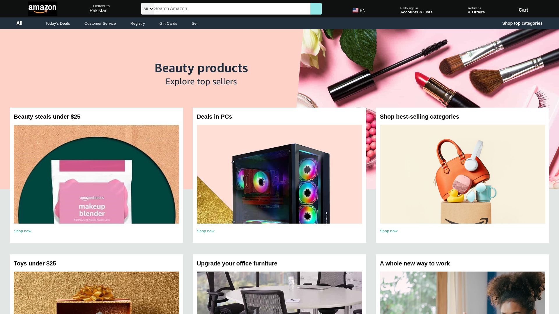 website screenshot of https://amazon-clone-tan-two.vercel.app