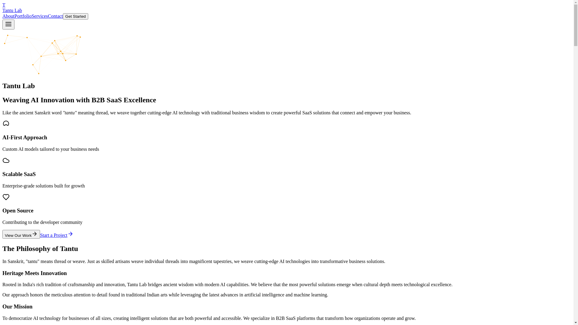 website screenshot of https://tantu-website.pages.dev/