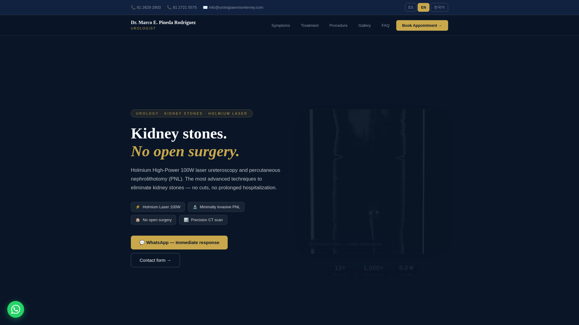 website screenshot of https://piedrasrinonmty.com/