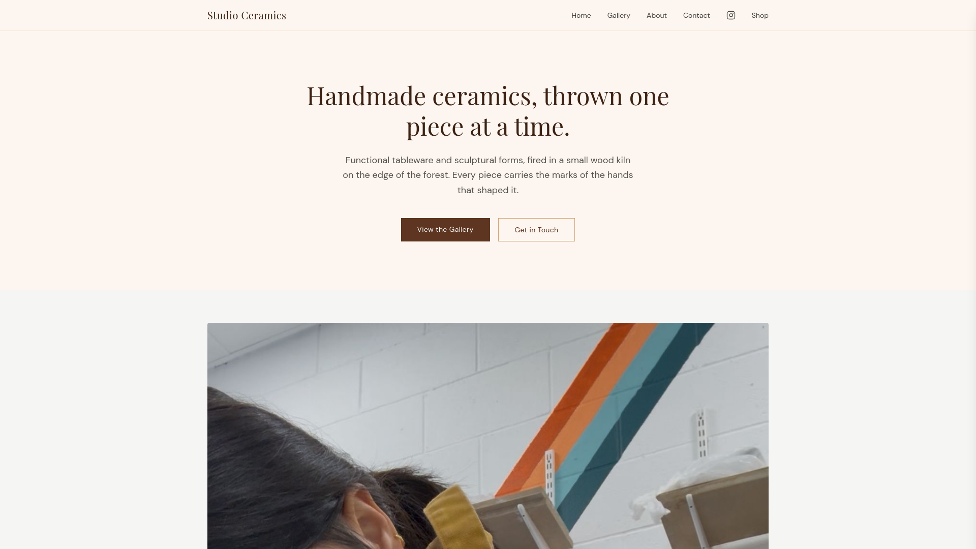 website screenshot of https://potter-8bv.pages.dev/