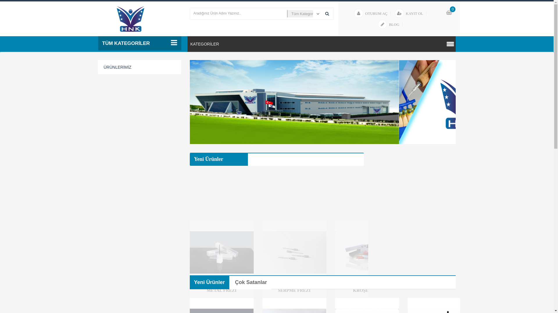 website screenshot of https://hnkdentalmedikal.com.tr/
