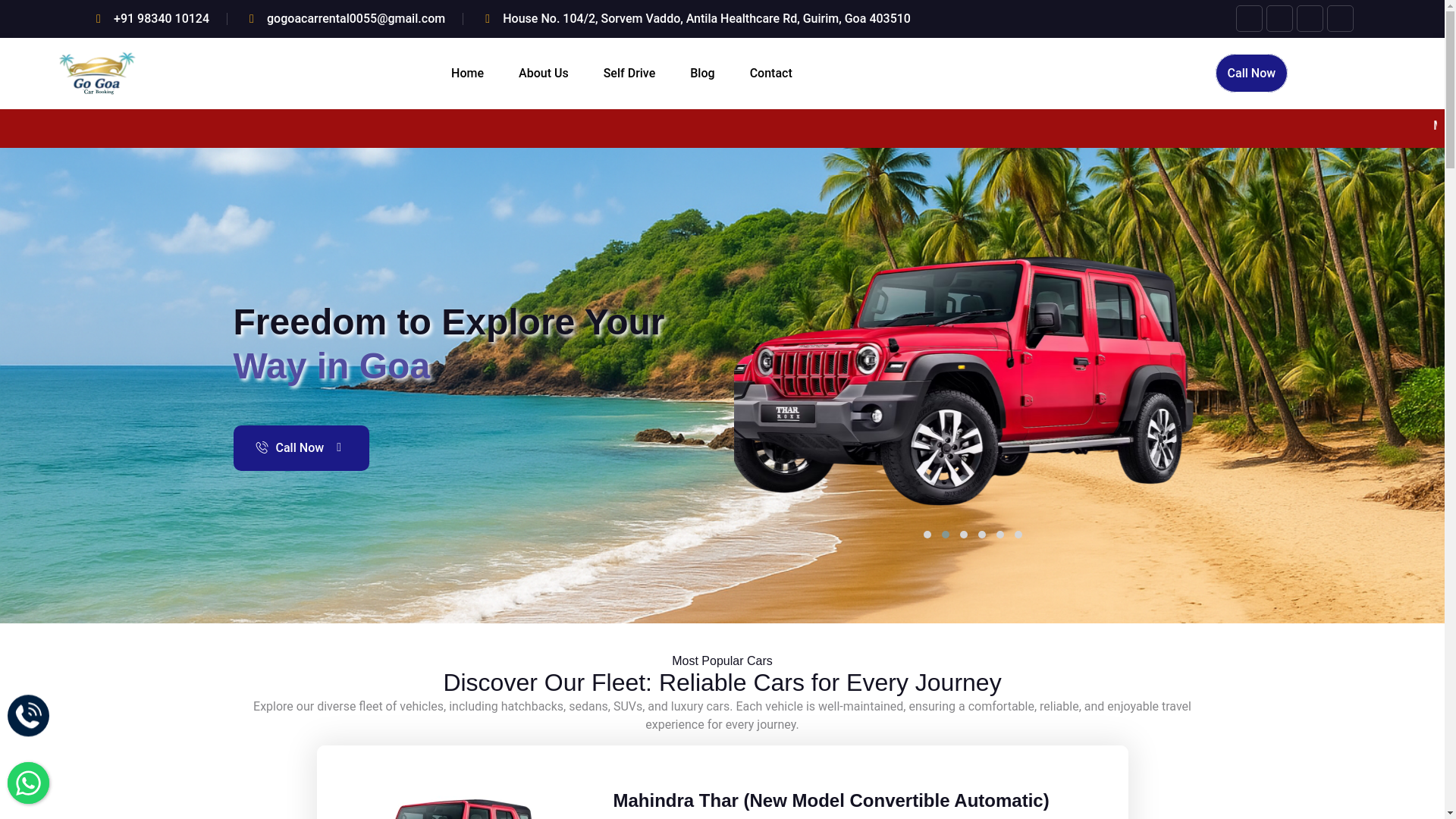 website screenshot of https://gogoacarbooking.com/