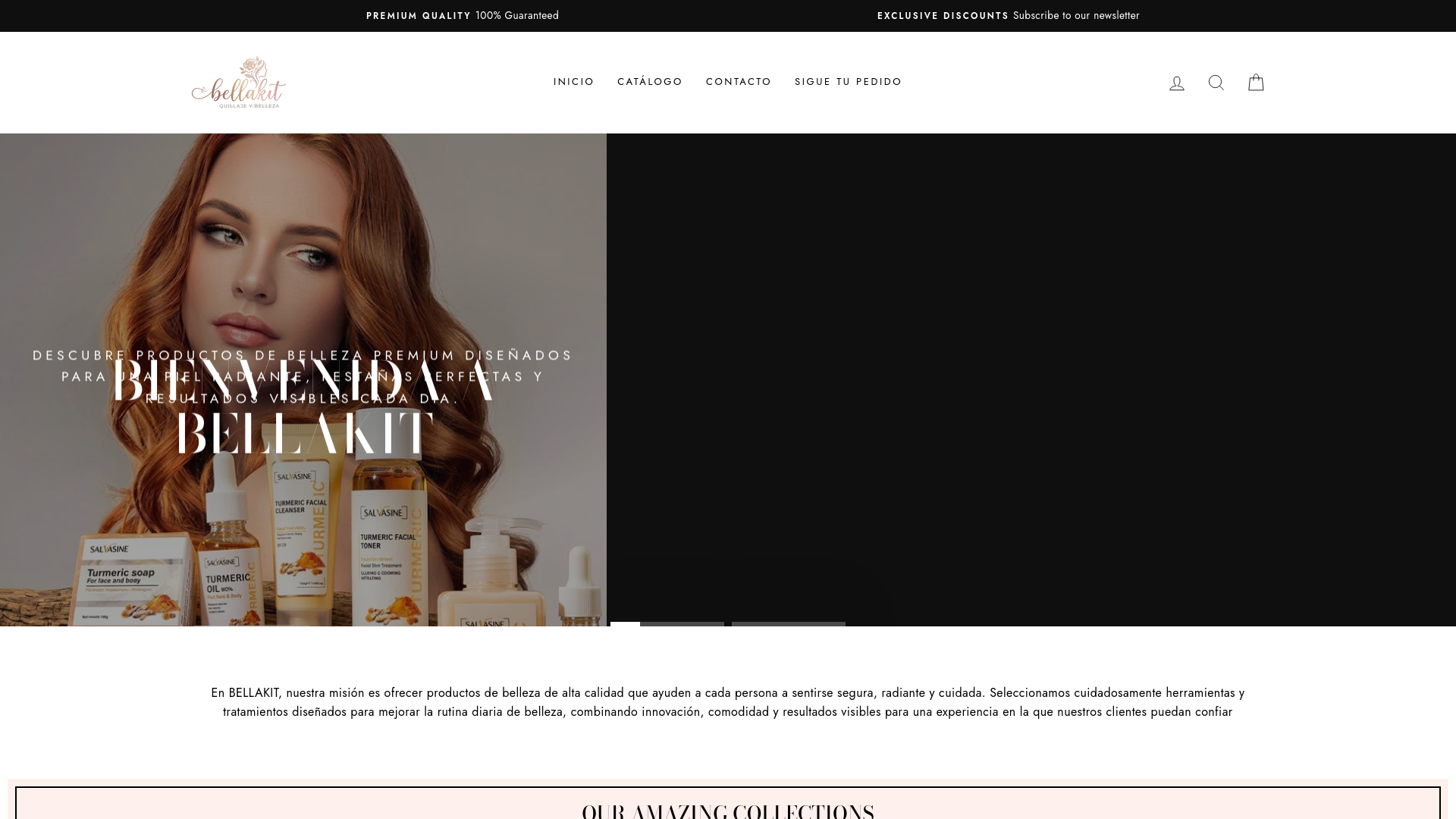 website screenshot of https://bellakit.es/