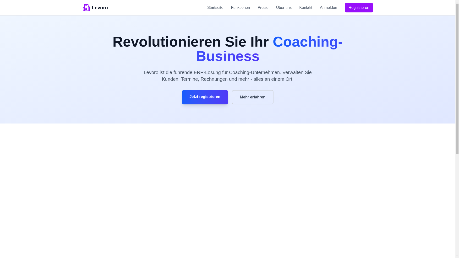 website screenshot of https://coachlane.app/