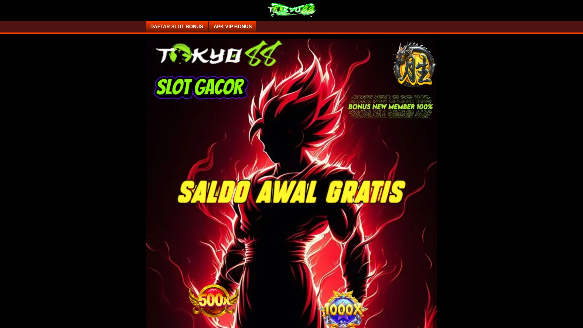 website screenshot of https://tokyo88-bonusaldo.pages.dev/