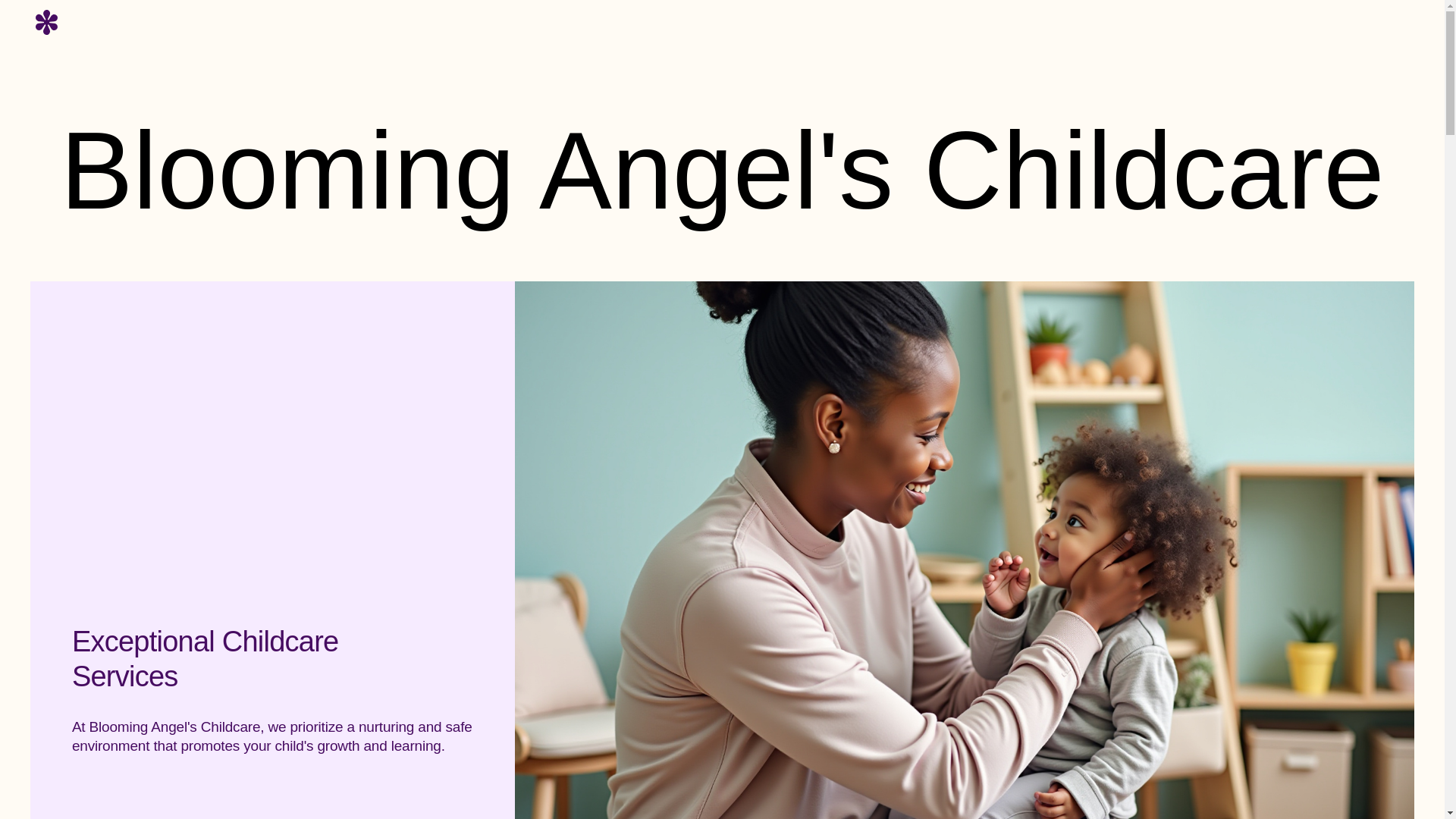 website screenshot of https://bloomingangelsllc.com/