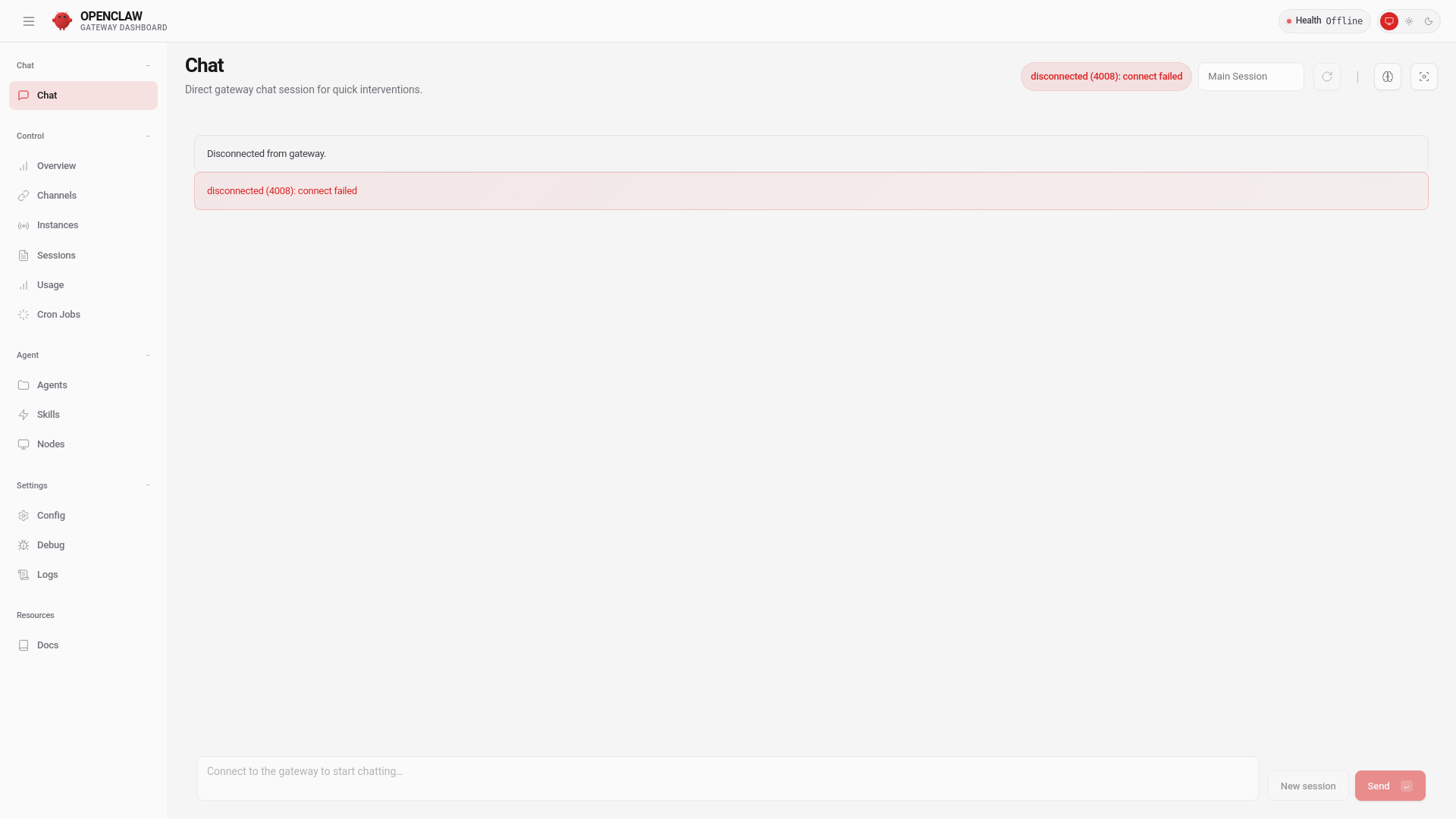 website screenshot of https://franzbot.cloud/