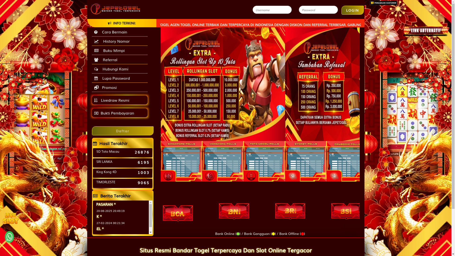 website screenshot of https://jepekaya91.com/