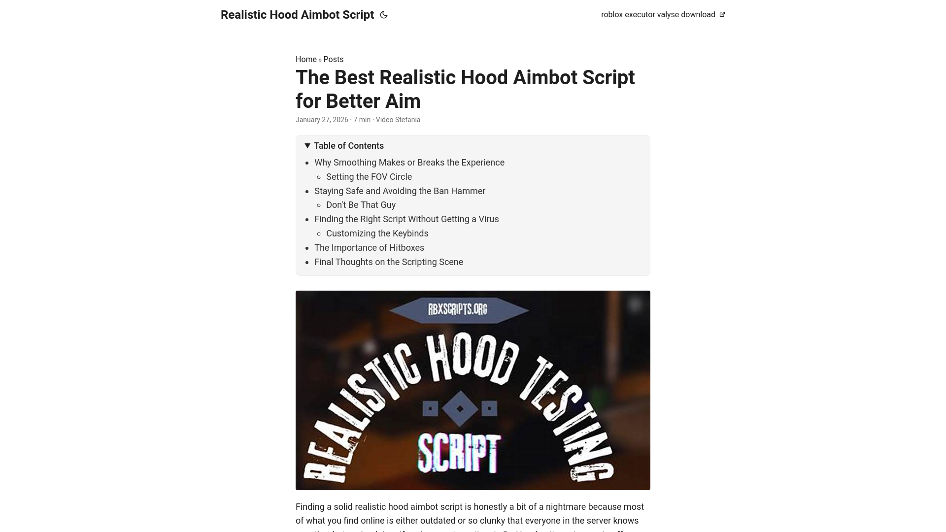website screenshot of https://realistic-hood-aimbot-script.pages.dev/