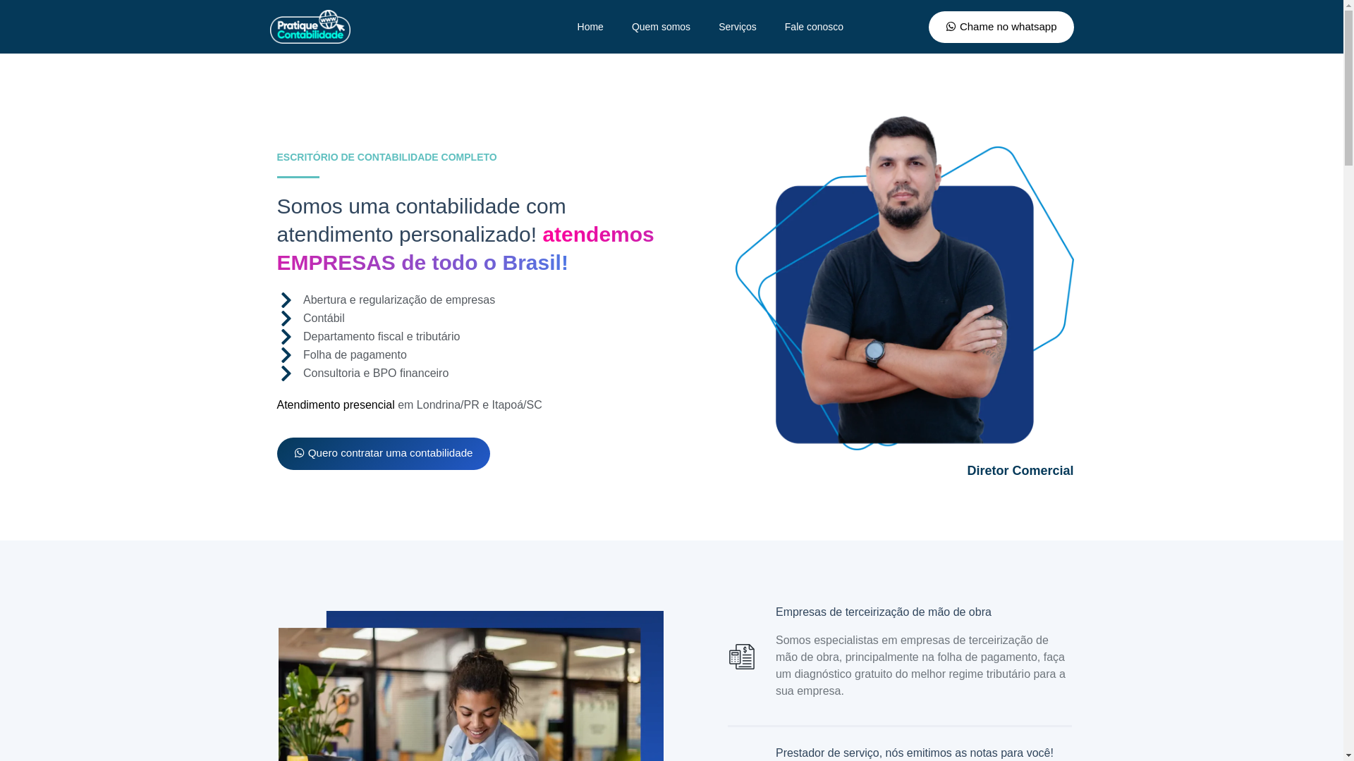 website screenshot of https://pratiquecontabil.shop/