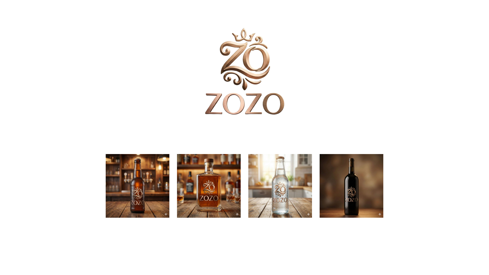 website screenshot of https://zozo-spirits.com