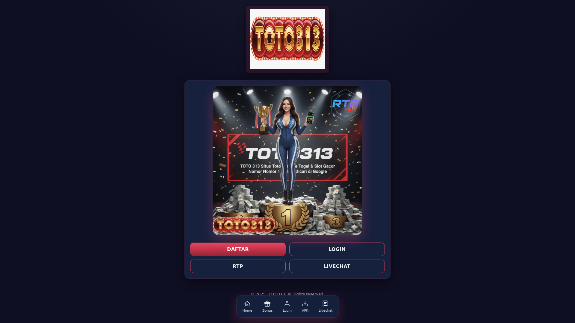 website screenshot of https://kaosfutsalkontak.pages.dev/